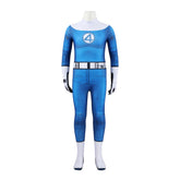 Kids Children The Fantastic Four: First Steps (2025) Susan Storm Invisible Woman Jumpsuit Cosplay Costume
